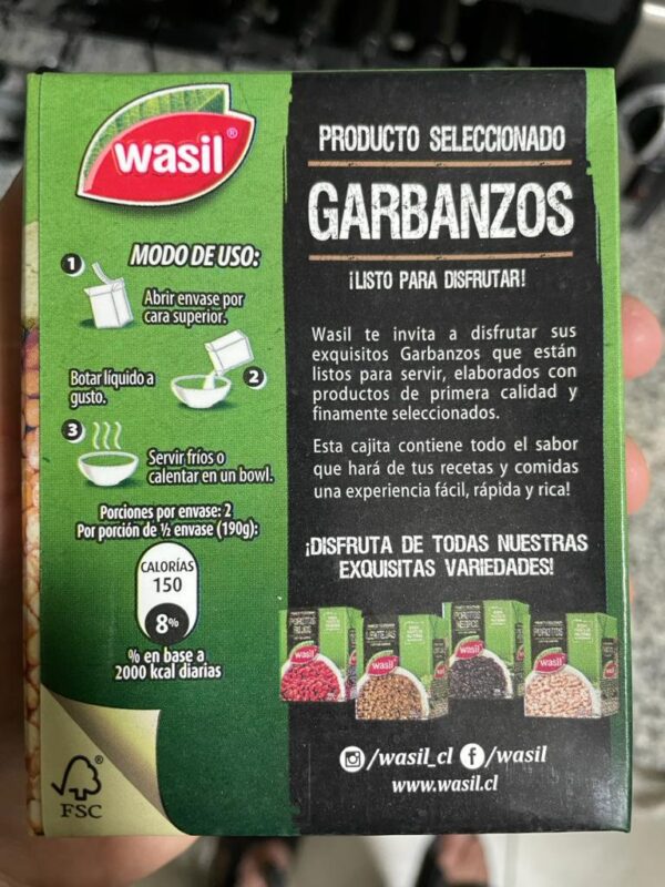 Garbanzos - Wasil